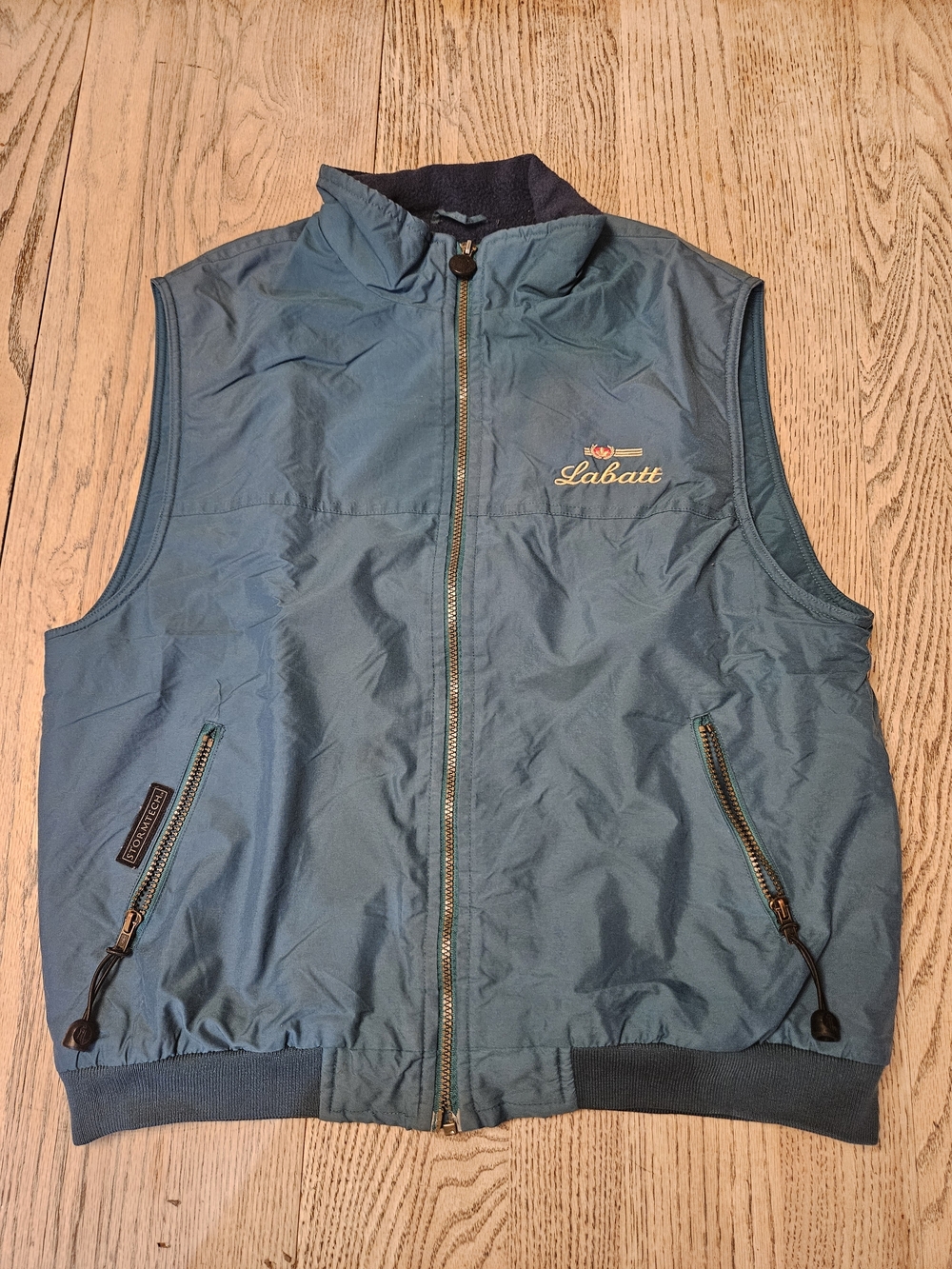 Vintage Stormtech Nylon Vest Labatt Brewery Canada Size Medium Soft Inside